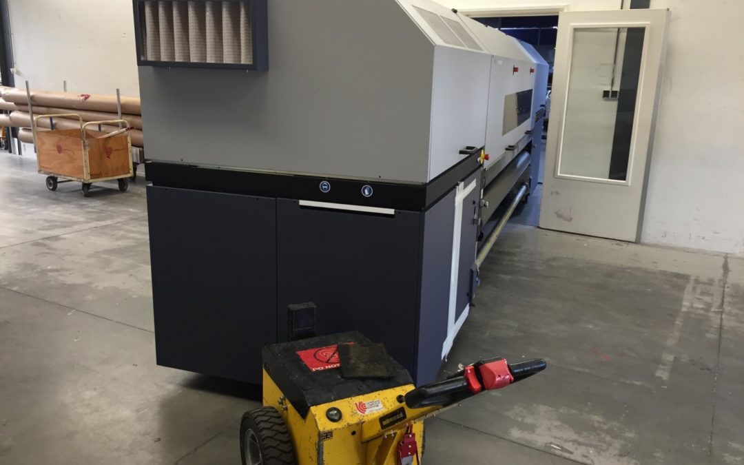 Large format printer relocation from Würzburg to Veldhoven